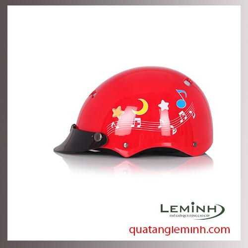 Mũ bảo hiểm quà tặng - Mũ bảo hiểm nửa đầu không kính cao cấp