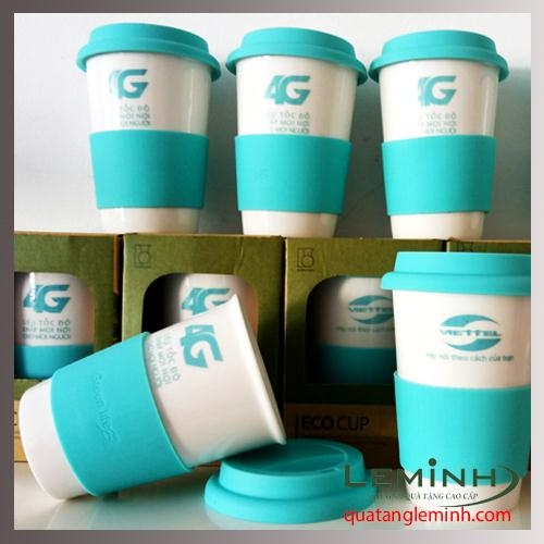 Cốc sứ Hàn Quốc Eco Cup - Khách hàng Viettel