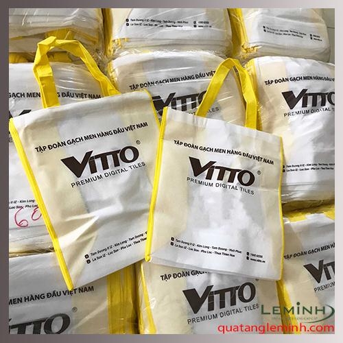 Túi vải không dệt quảng cáo in logo - Vitto