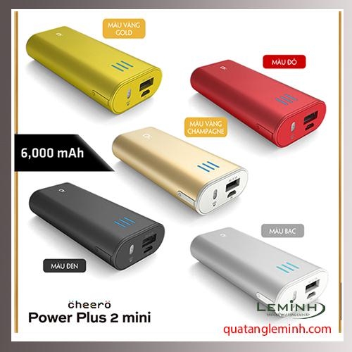 Pin sạc dự phòng Cheero Power Plus 2 Mini - 6000 mAh