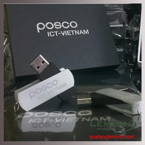 USB kim loại xoay - KH Posco ICT
