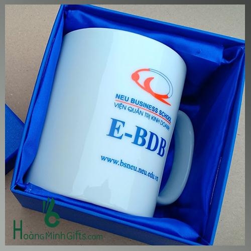 Ly Sứ Bát Tràng In Logo - KH Neu Business School