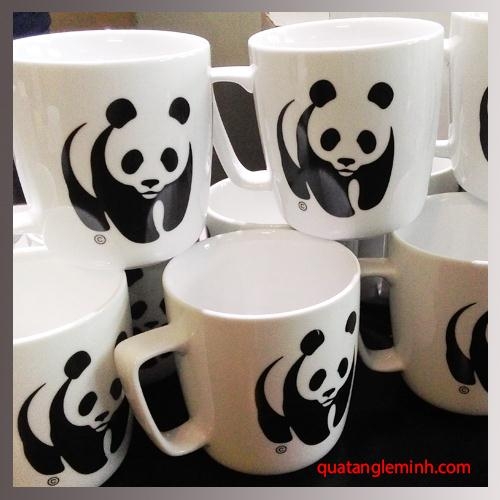 Cốc sứ Minh Long 1 in logo WWF VIetnam