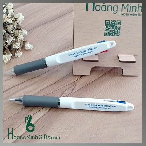 Bút Bi Nhựa 2 Màu In Logo - Kh HV Nông Nghiệp