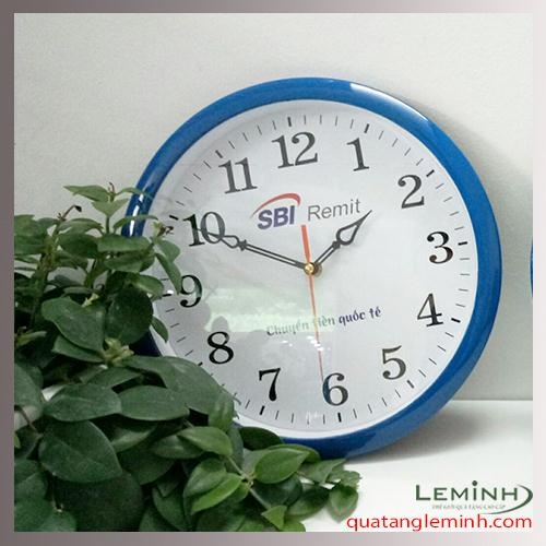 Đồng hồ treo tường quảng cáo - SBI Remit
