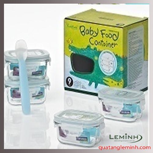 Bộ Baby Food Contoiner Glasslock 633