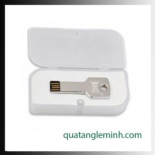 USB quà tặng - Hộp USB - Hộp nhựa trắng hình lá