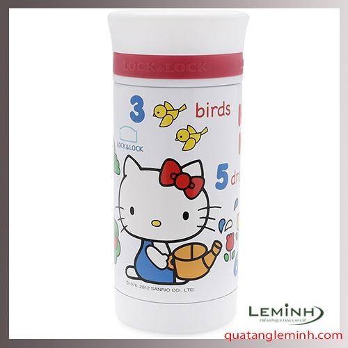 Bình Giữ Nhiệt Lock&Lock Hello Kitty Clever Number HKT350W (200ml)