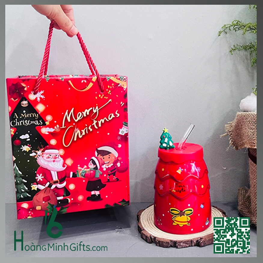 CỐC SỨ NOEL IN LOGO 