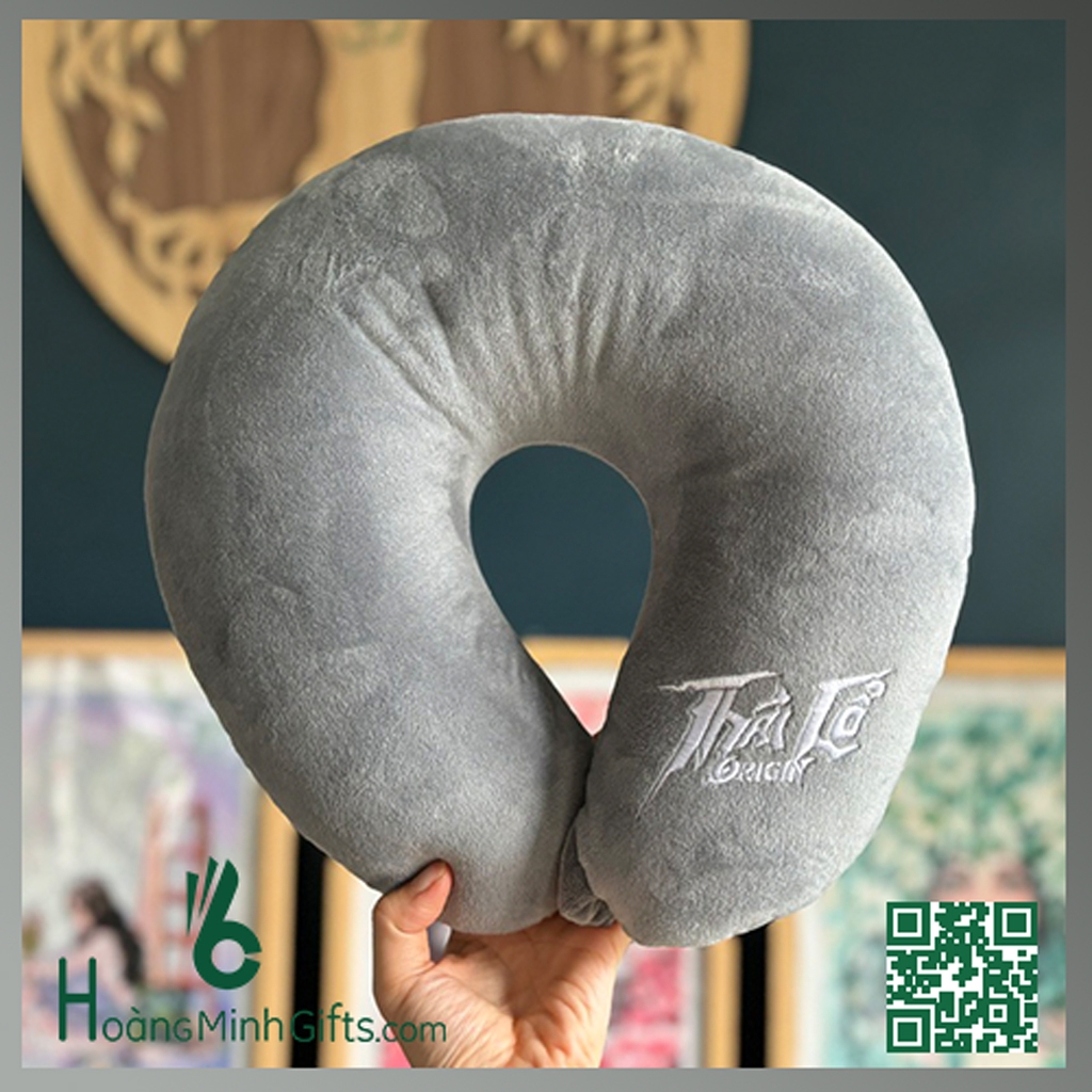 GỐI KÊ CỔ CHỮ U IN/THÊU LOGO QUẢNG CÁO