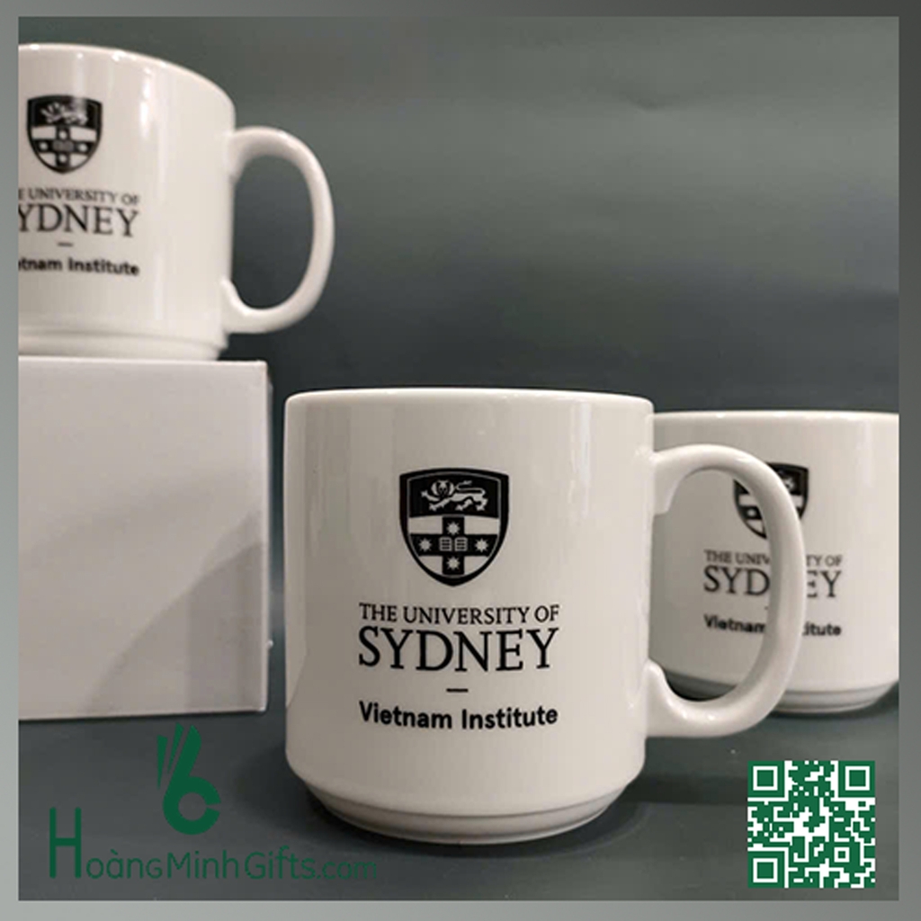 CỐC SỨ MINH LONG IN LOGO - KHÁCH HÀNG ĐẠI HỌC SYDNEY