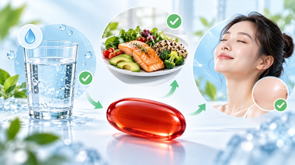 Cách uống omega 3 để không bị nóng, nổi mụn