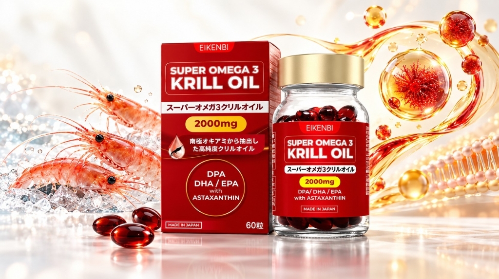Viên uống dầu nhuyễn thể siêu Omega 3 Krill Oil Eikenbi