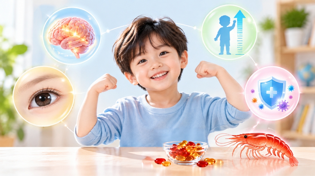 Công dụng của Omega 3 Krill cho trẻ em