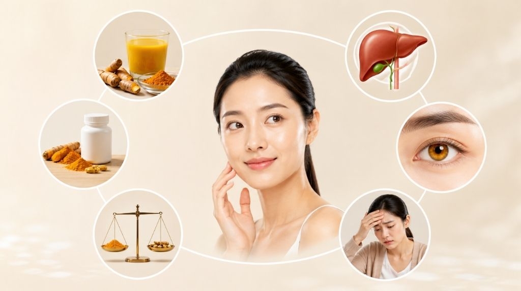 Uống nghệ Nano không gây vàng da nếu sử dụng đúng liều lượng