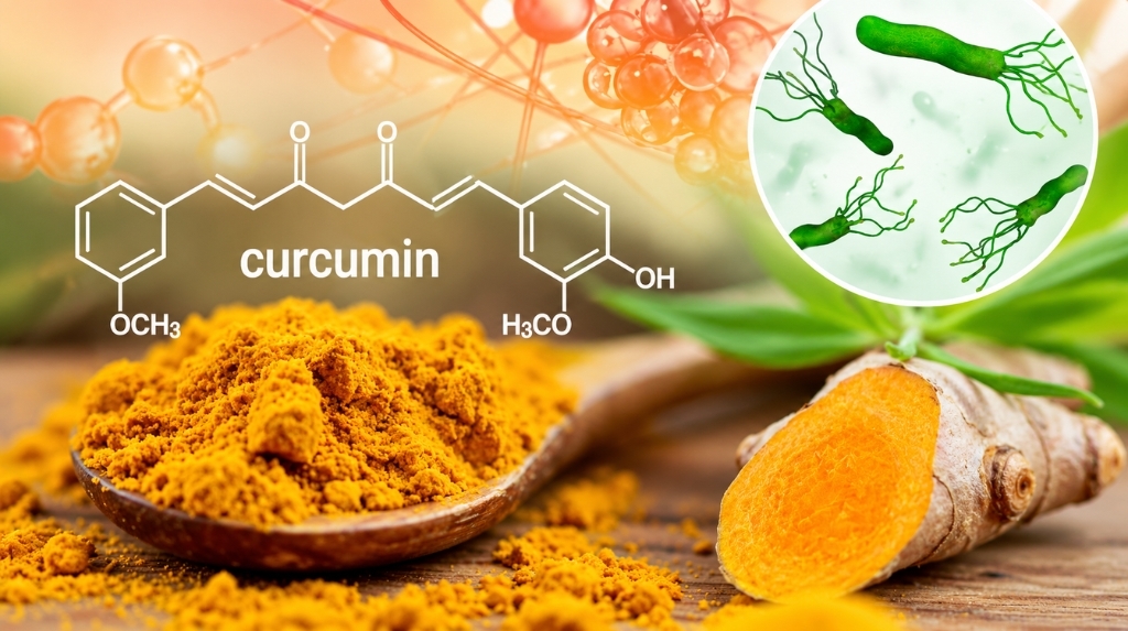 Nghệ Nano Curcumin chỉ sử dụng như một giải pháp hỗ trợ chăm sóc niêm mạc dạ dày