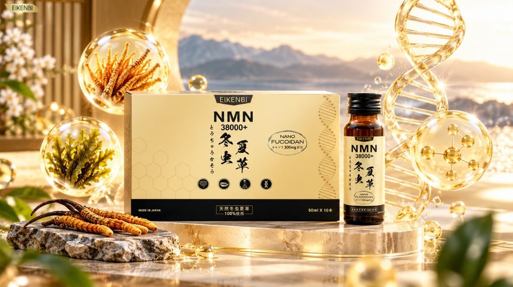 Nước uống NMN Đông Trùng Hạ Thảo 38000+ Eikenbi 