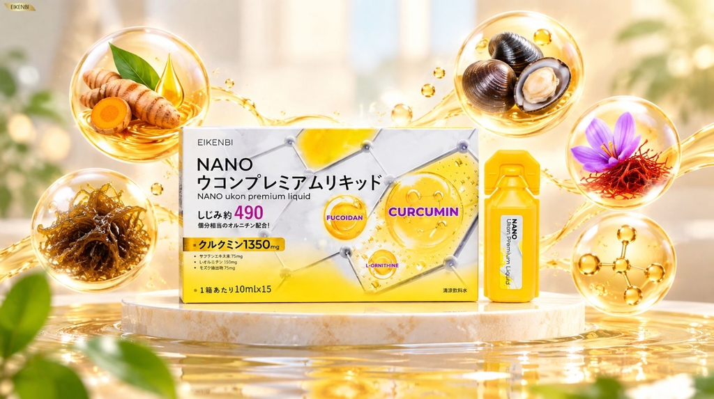 Tinh chất nghệ Nano Tảo Nâu Fucoidan Eikenbi 