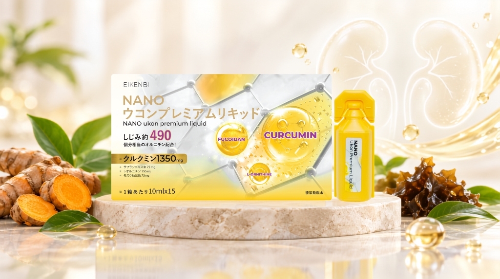 Tinh chất nghệ Nano tảo nâu Fucoidan Eikenbi