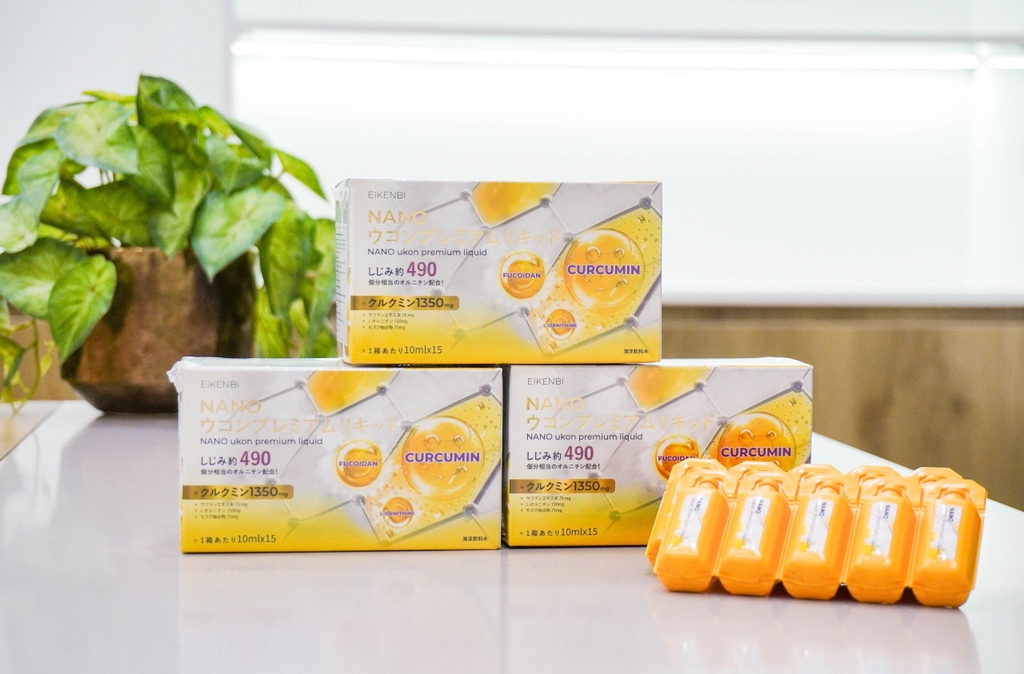 Tinh chất nghệ Nano tảo nâu Fucoidan Eikenbi