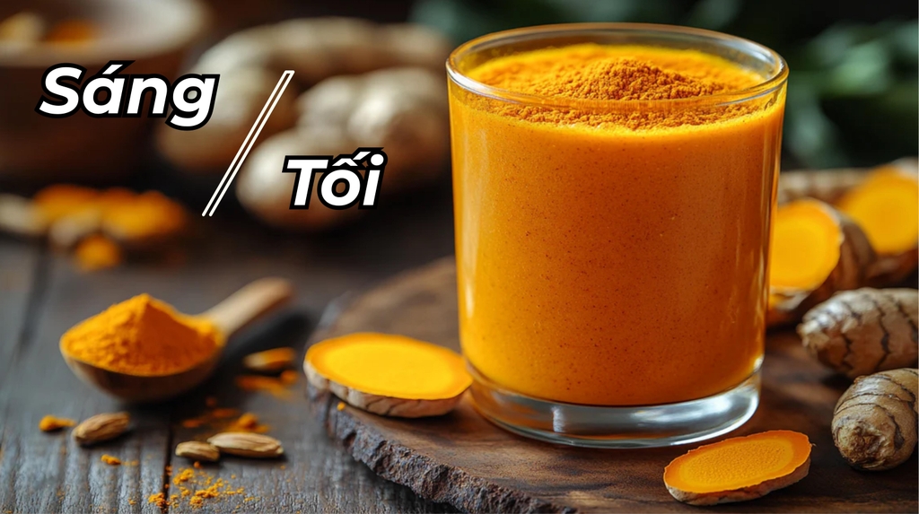 Uống nghệ Nano buổi sáng hay buổi tối tốt hơn