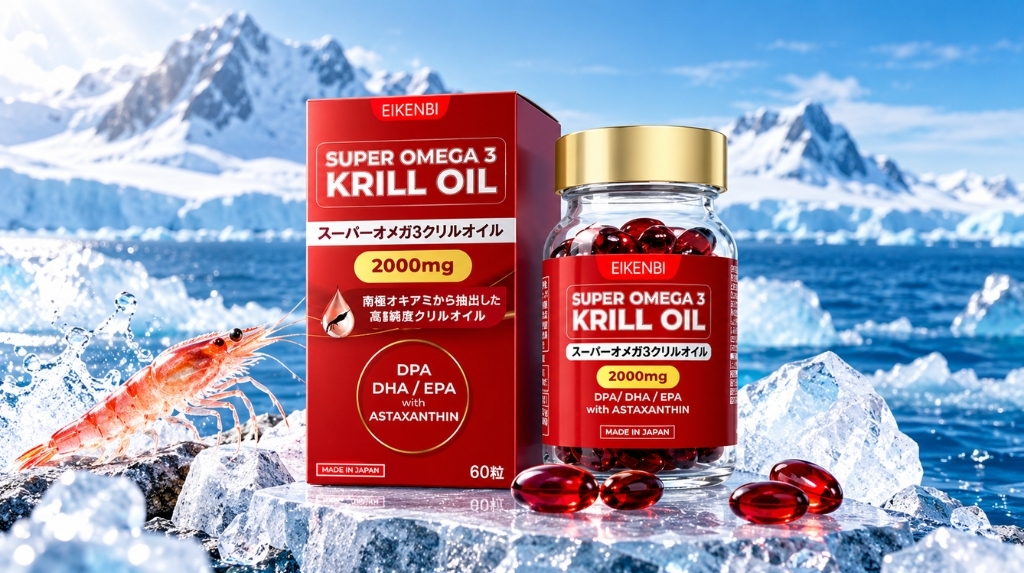 Viên uống dầu nhuyễn thể siêu Omega 3 Krill Oil Eikenbi