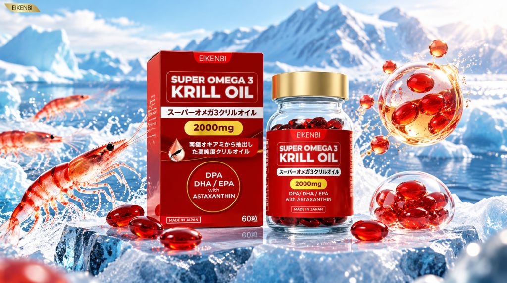 Viên uống dầu nhuyễn thể siêu Omega 3 Krill Oil Eikenbi