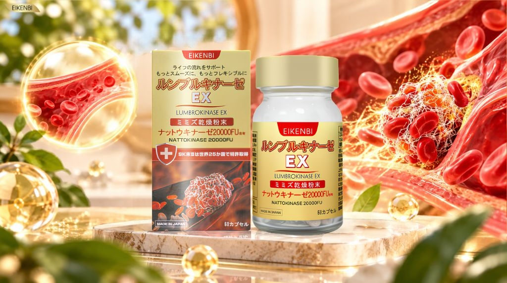 Viên tan cục máu đông & chống đột quỵ Lumbrokinase EX Eikenbi 