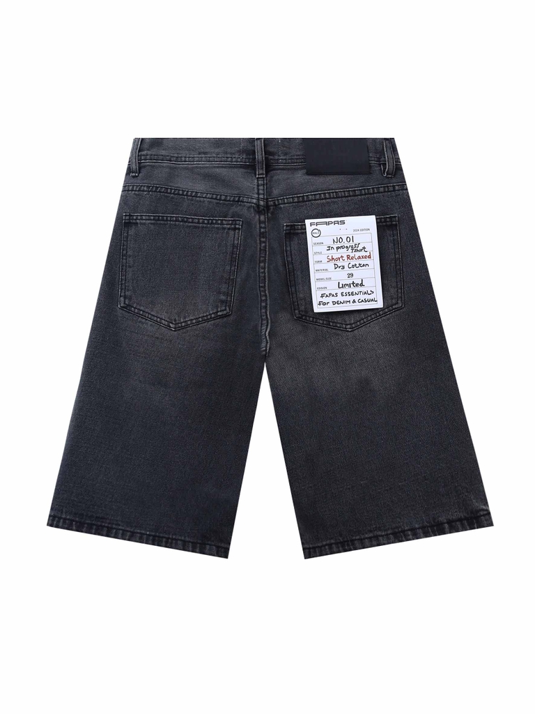 Quần Shorts Jean Straight Fit Table