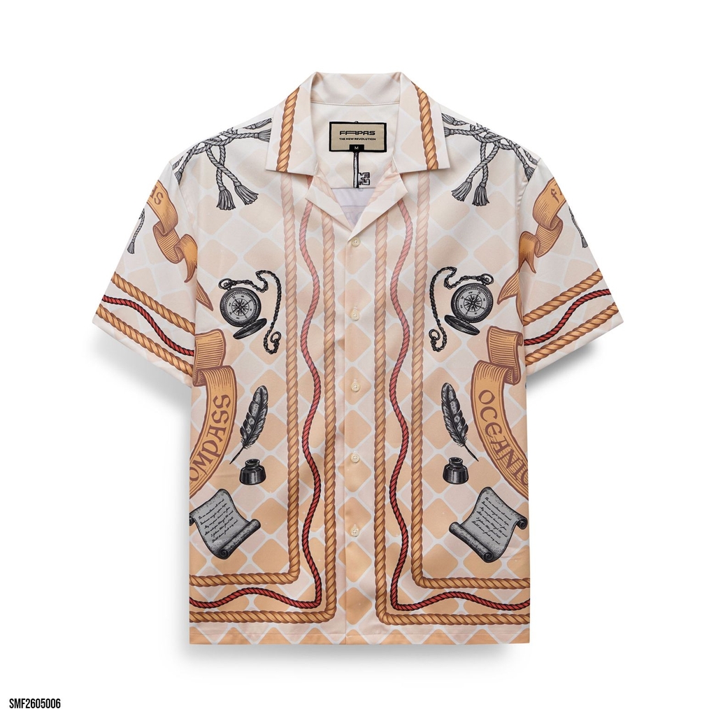 Sơ Mi Tay Ngắn Fapas Relaxed Sailor