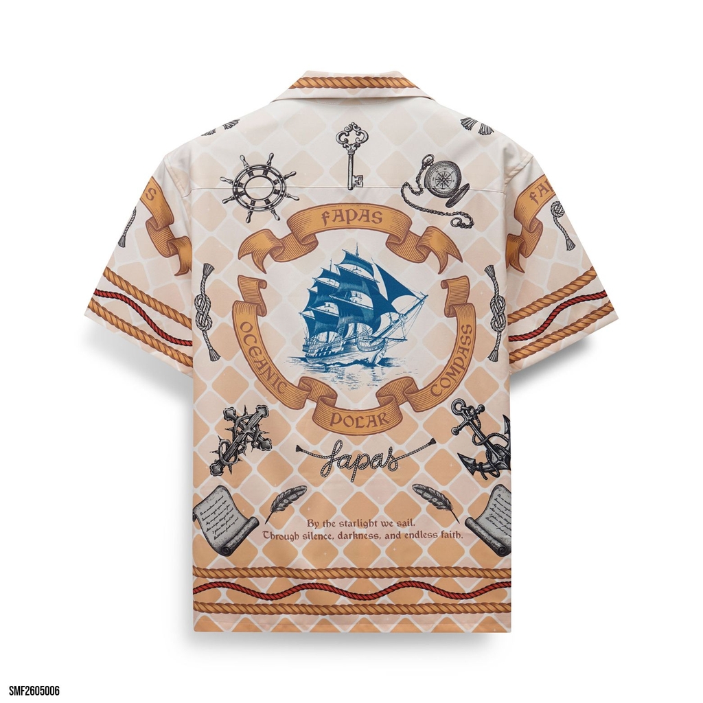 Sơ Mi Tay Ngắn Fapas Relaxed Sailor