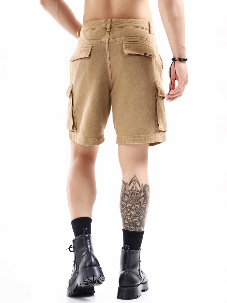 Quần Shorts Kaki Relaxed Multi