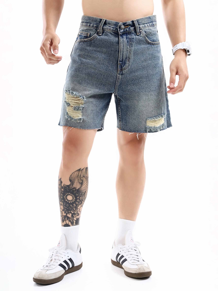 Quần Shorts Jean Relaxed Place