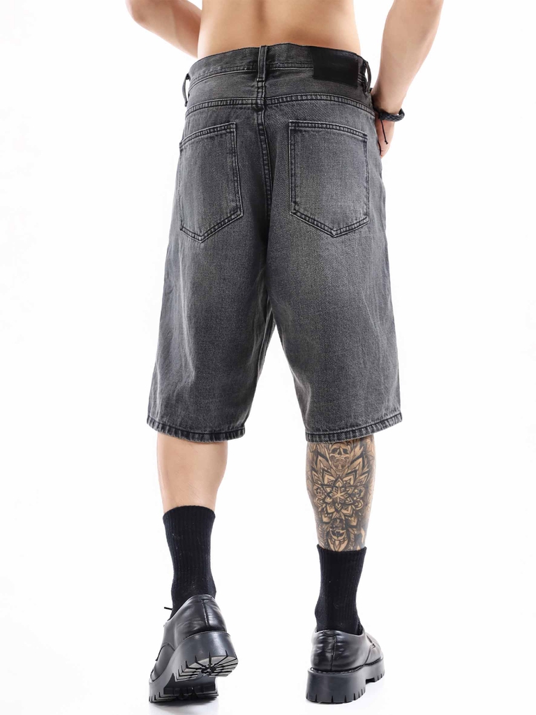 Quần Shorts Jean Straight Fit Table