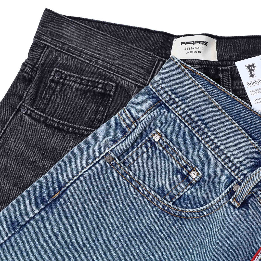 Quần Shorts Jean Straight Fit Table