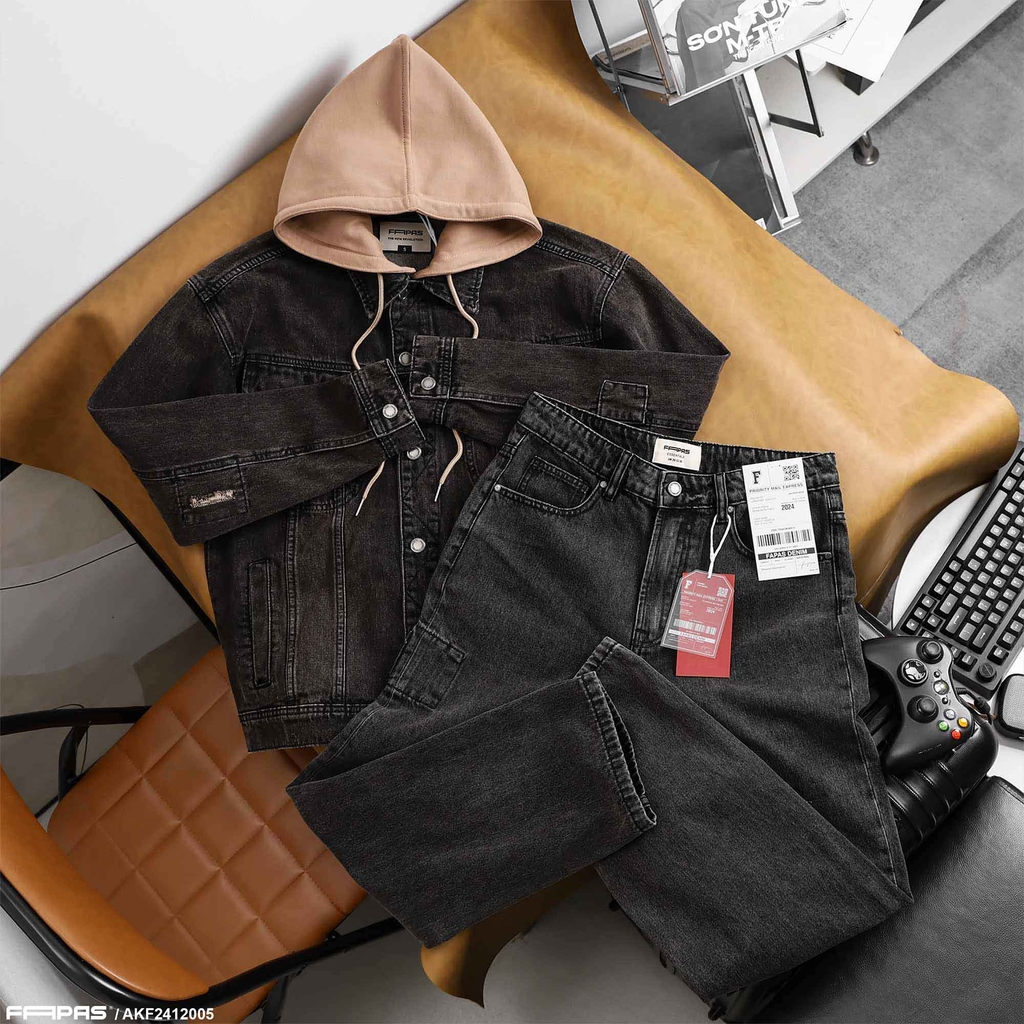 Áo Khoác Jean Fapas Relaxed Bio