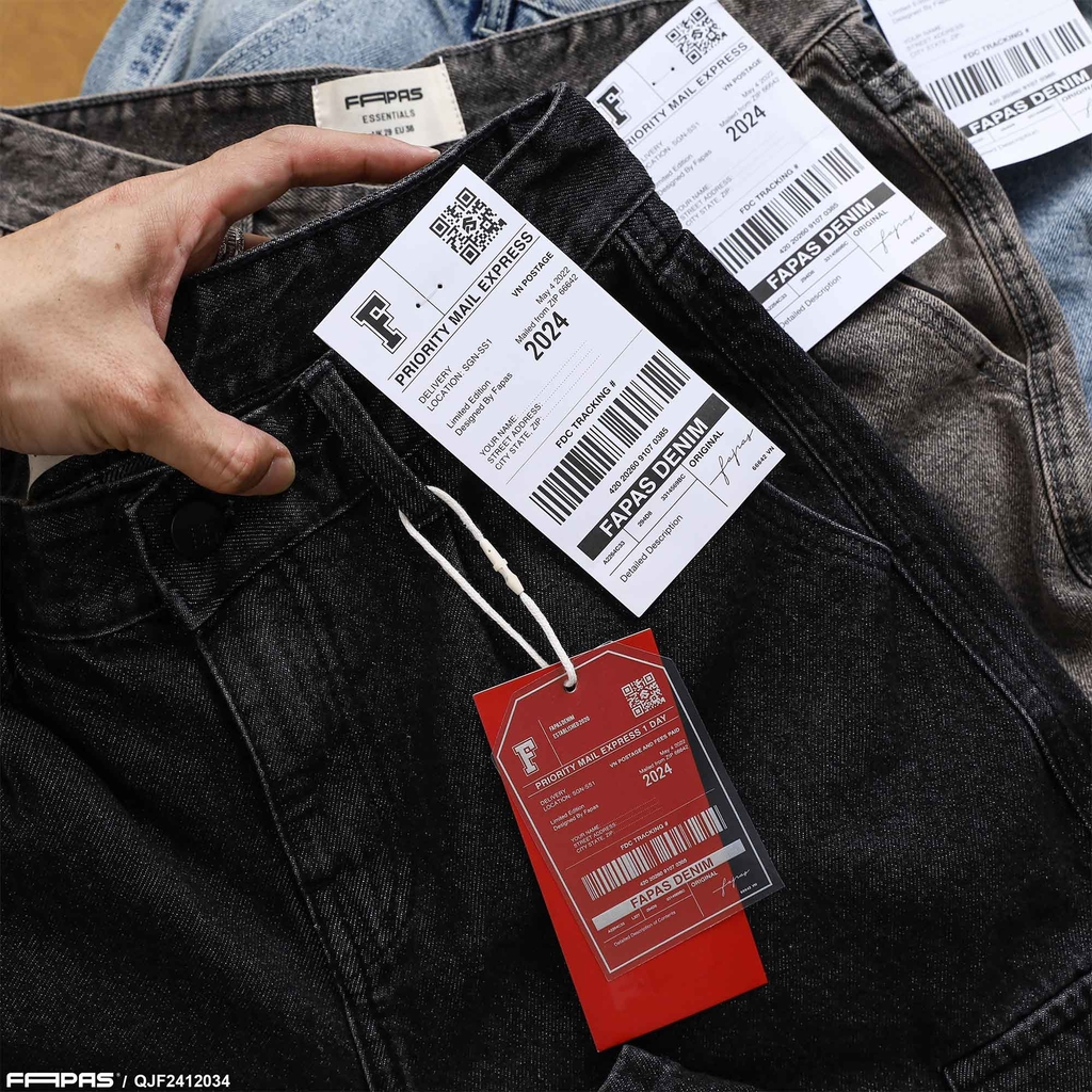 Quần Jean Fapas Crop Fit Nomi