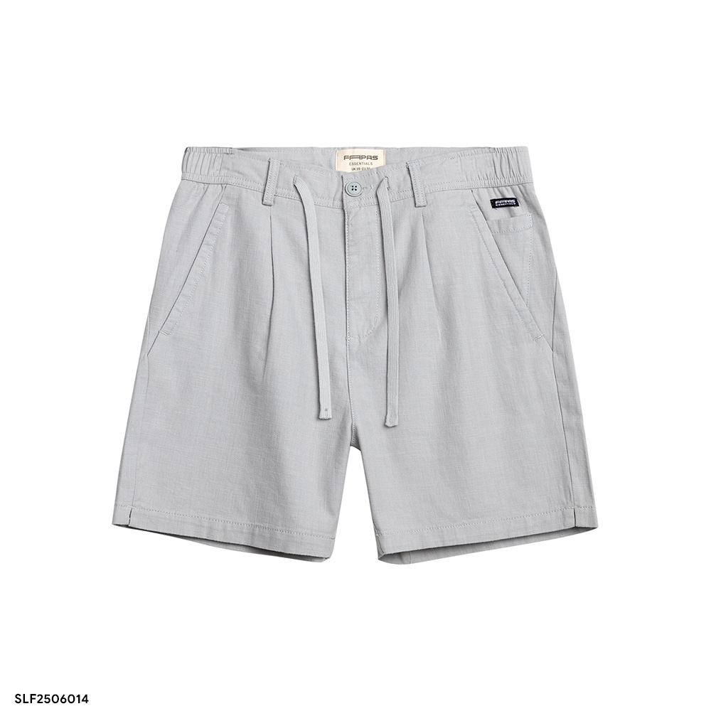 Shorts Linen Fapas Relaxed Hidden