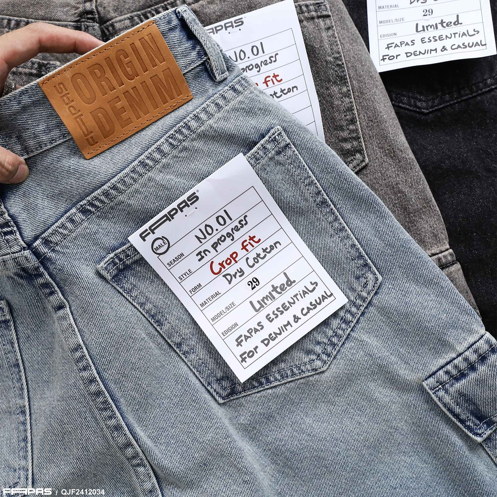 Quần Jean Fapas Crop Fit Nomi