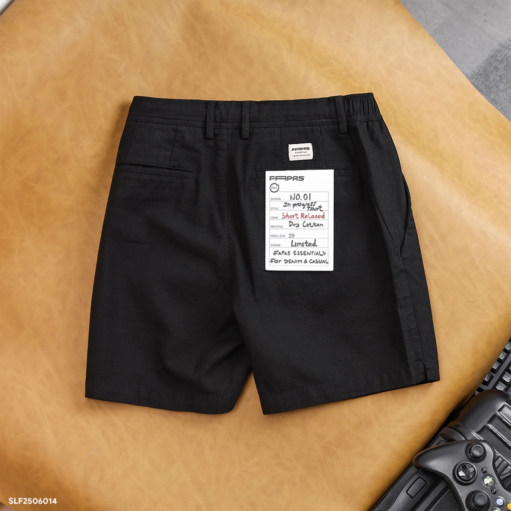 Shorts Linen Fapas Relaxed Hidden