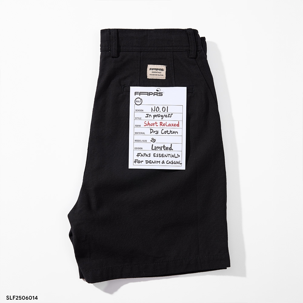 Shorts Linen Fapas Relaxed Hidden