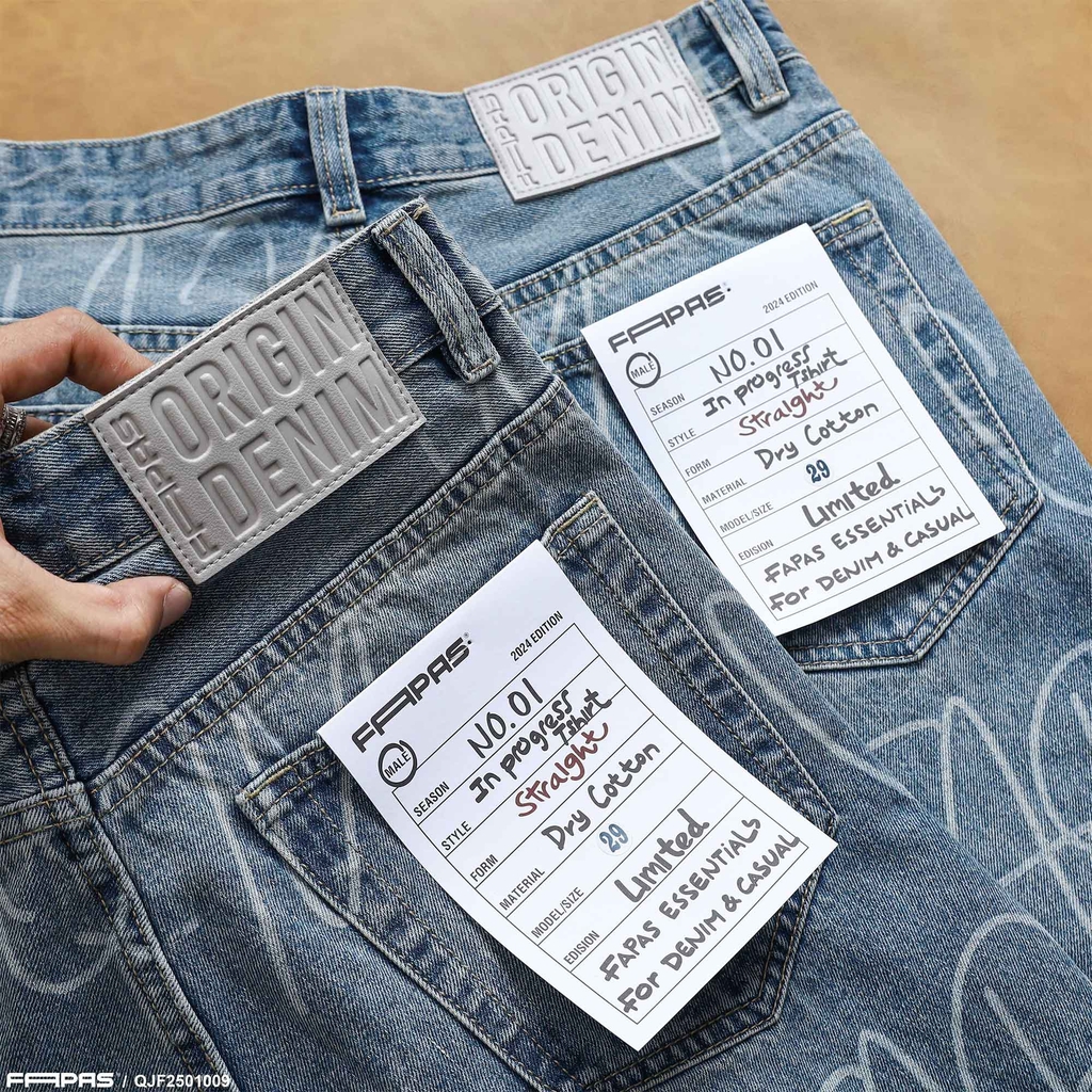 Quần Jean Fapas Straight Amy