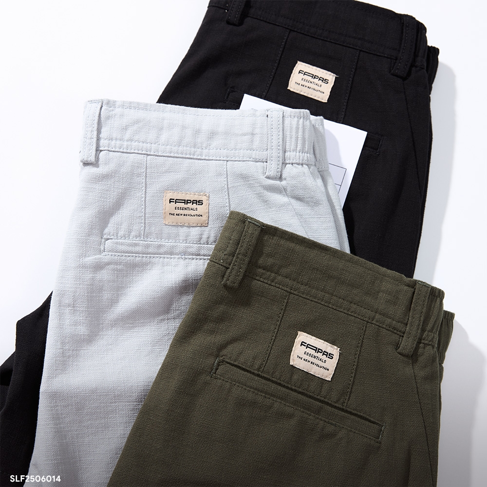 Shorts Linen Fapas Relaxed Hidden