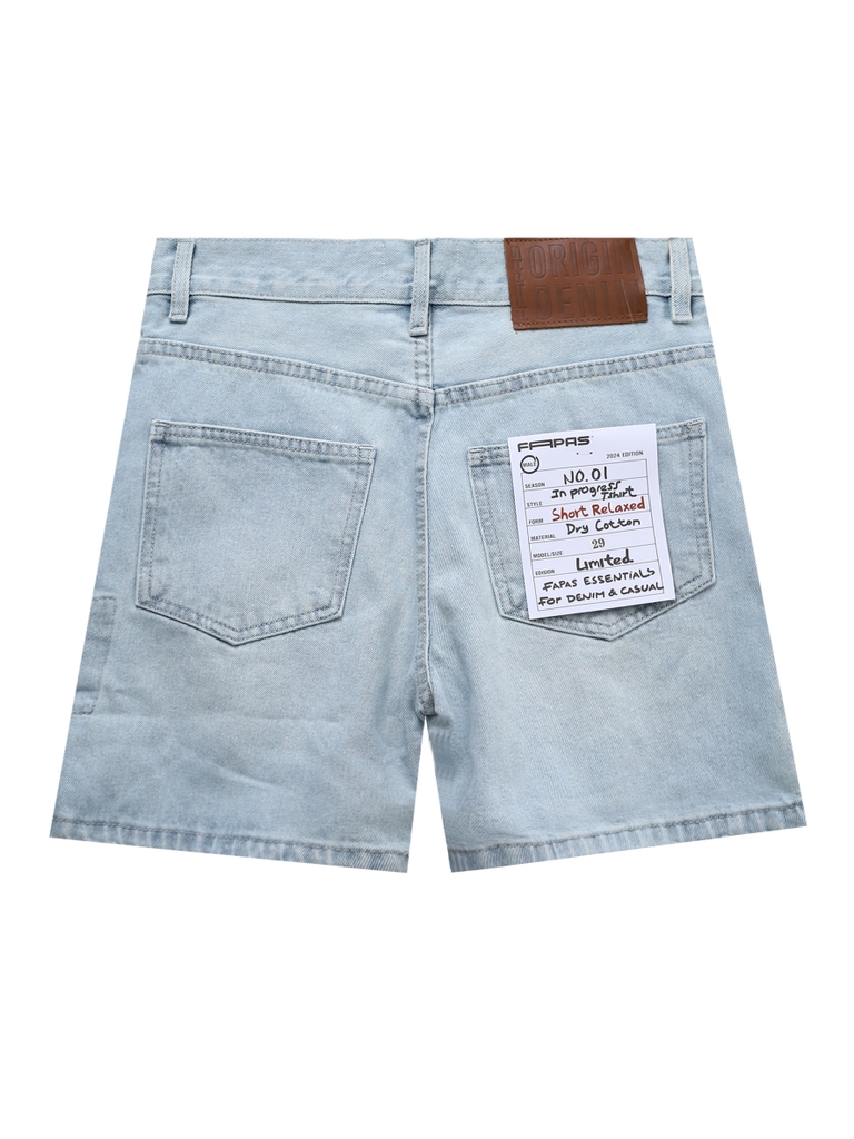 Quần Shorts Jean Relaxed Squash