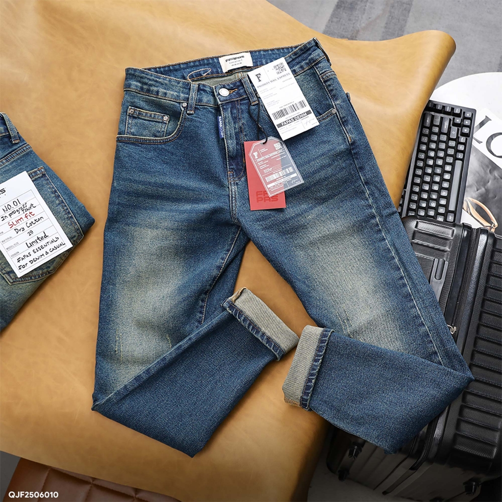 Quần Jeans Fapas Slimfit Round