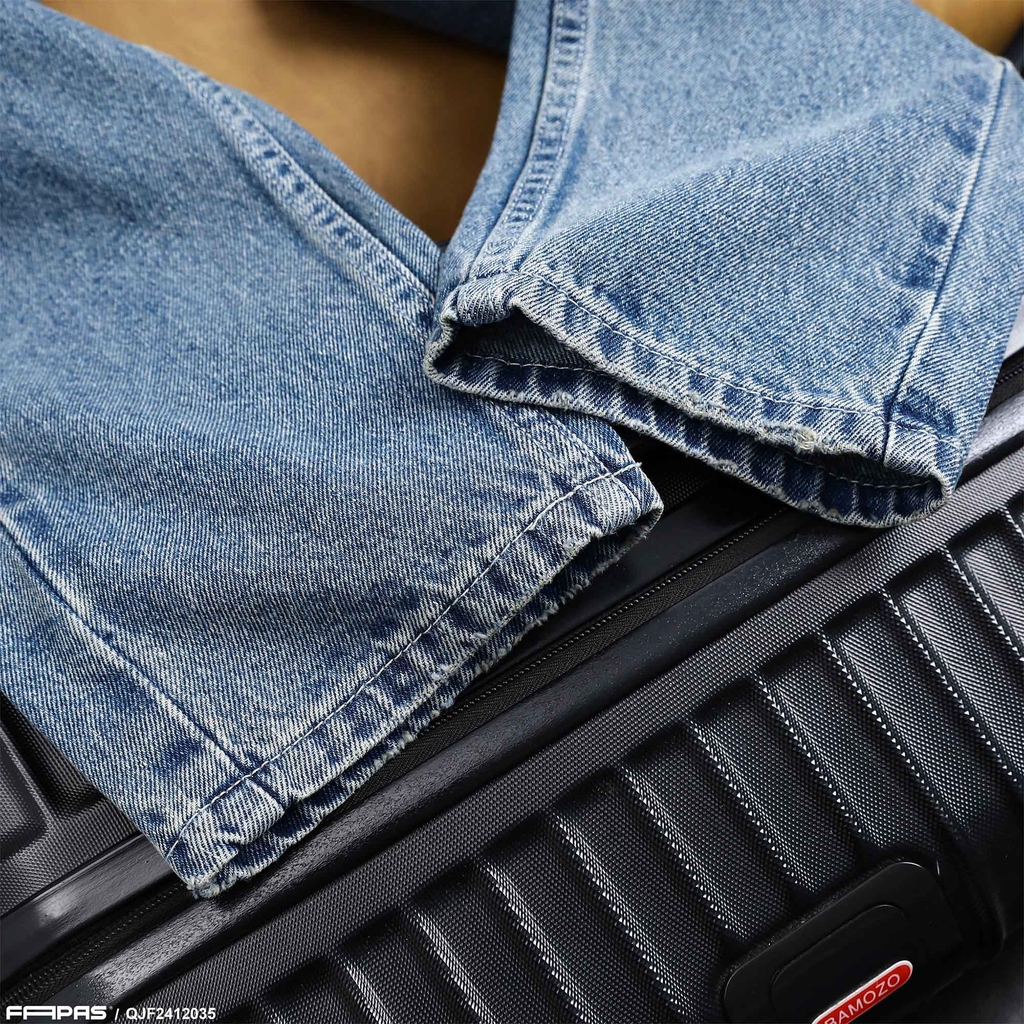 Quần Jean Fapas Crop Fit Rung
