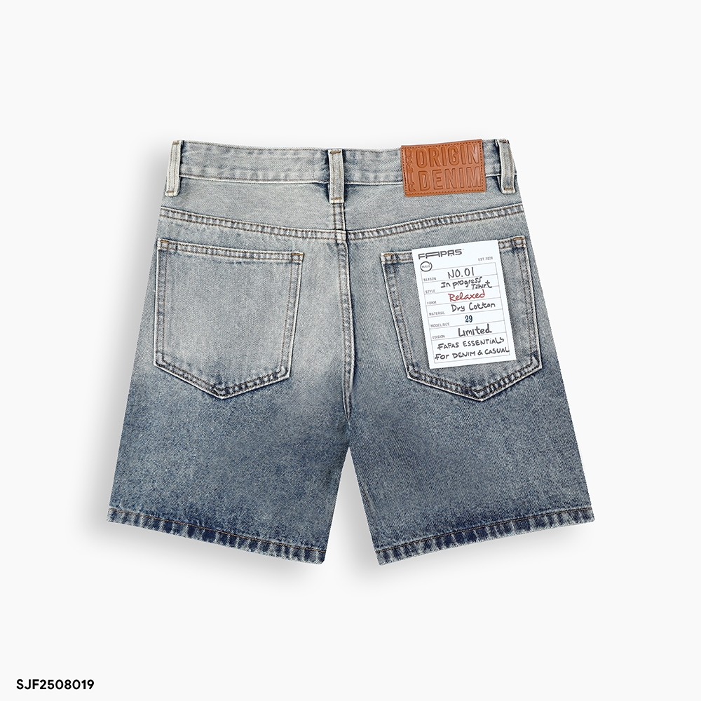Shorts Jean Fapas Relaxed Growing