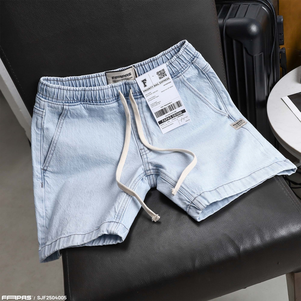 Short Jean Fapas Relaxed Pink