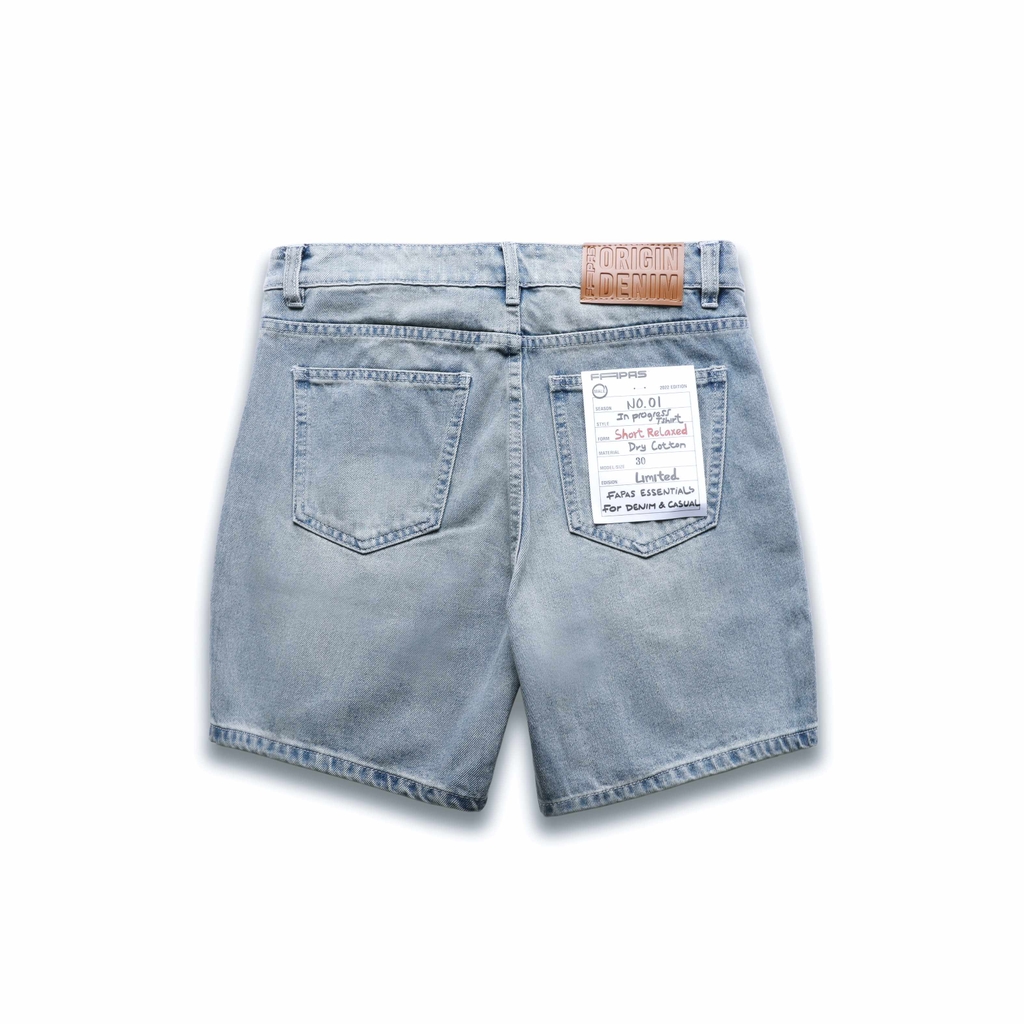 Quần Shorts Jean Relaxed Prot