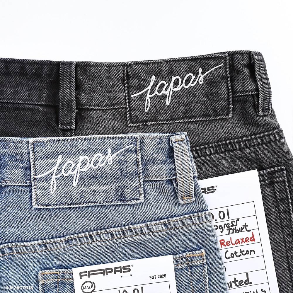 Shorts Jean Fapas Relaxed Tree